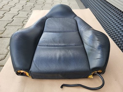 BMW Z3 Roadster Fahrer Sitz Oberteil  Leder Black Rücken Lehne Polster + Heizung