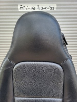 BMW Z3 Roadster Fahrer Sitz Oberteil  Leder Black Rücken Lehne Polster + Heizung