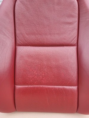 BMW Z3 Beifahrer Sitz Oberteil Leder rot Rückenlehne Polster Sitzheizung 