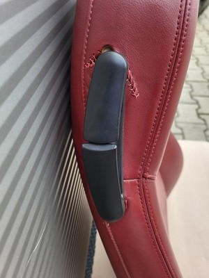 BMW Z3 Beifahrer Sitz Oberteil Leder rot Rückenlehne Polster Sitzheizung 