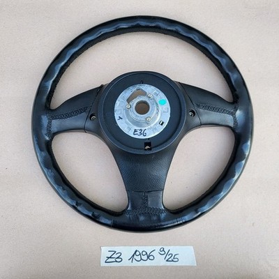 BMW E31 E34 E36 E39 Z3 Lenkrad 1093354 Leder Lenker Schwarz + Fahrer Airbagmodul