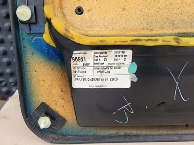 BMW Z3 Roadster Tür Verkleidung Leder Schwarz LINKS + Griff + Airbag-Klappe