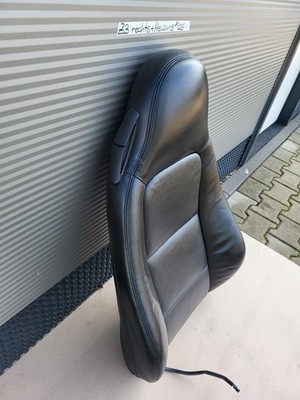 BMW Z3 Roadster Beifahrer Sitz Oberteil  Leder Schwarz Bezug + Polster + Heizung
