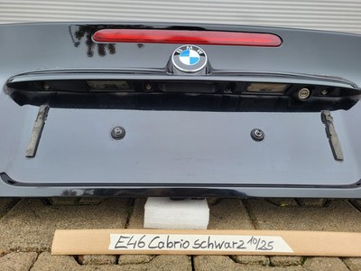 Original BMW E46 Cabrio Heckdeckel Heckklappe Kofferraum Schwarz ABHOLUNG