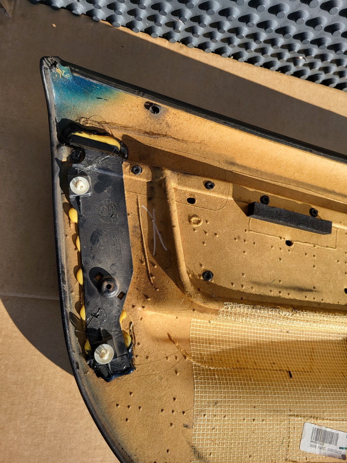 BMW Z3 Roadster  Tür Verkleidung Leder Dot Schwarz RECHTS + Tür Griff