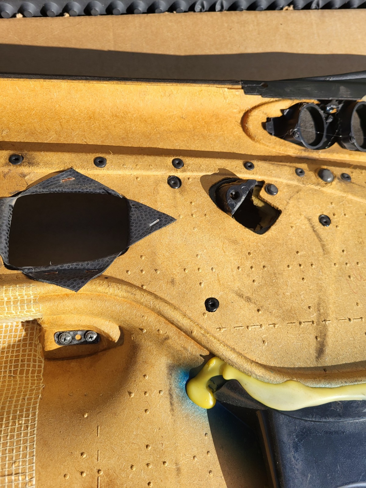 BMW Z3 Roadster  Tür Verkleidung Leder Dot Schwarz RECHTS + Tür Griff