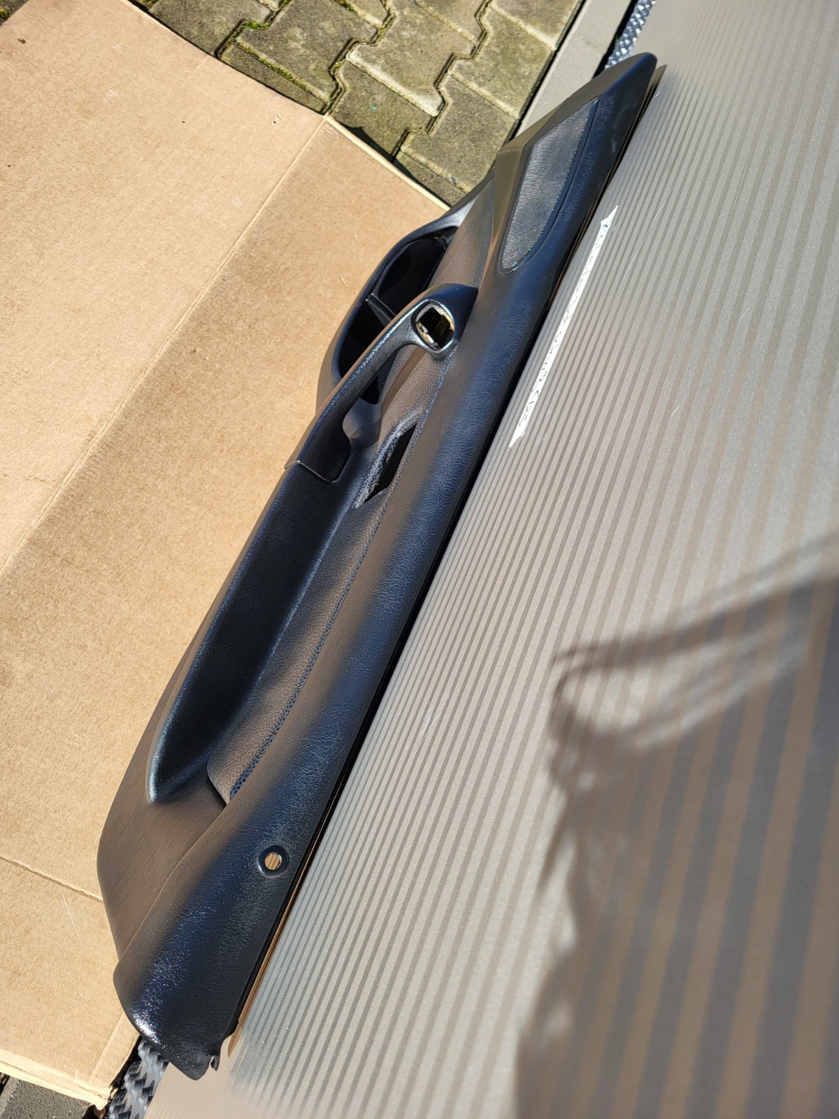 BMW Z3 Roadster  Tür Verkleidung Leder Dot Schwarz RECHTS + Tür Griff