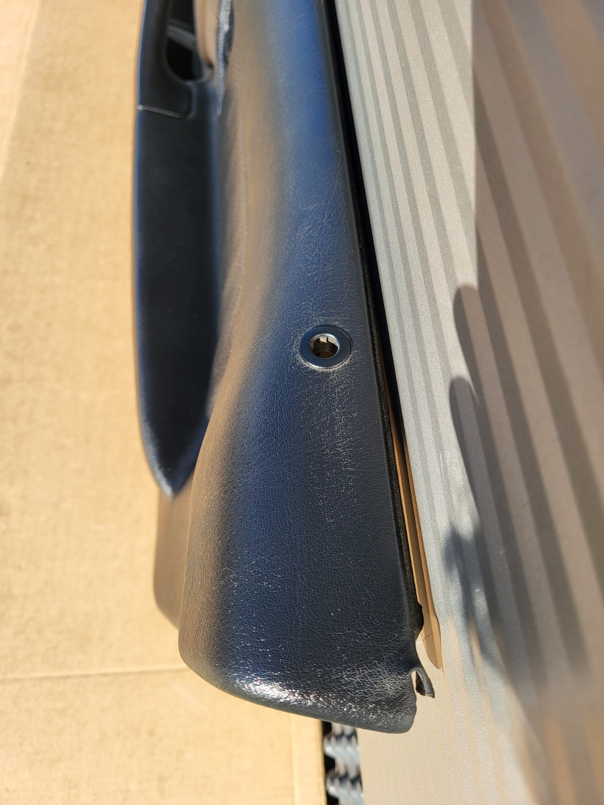 BMW Z3 Roadster  Tür Verkleidung Leder Dot Schwarz RECHTS + Tür Griff