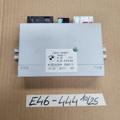 Steuergerät BMW E46 Cabrio Verdeck Modul 8375444