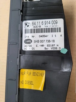 Steuergerät BMW E46 Klimabedienteil Modul Bedienteil Klimaautomatik AUC 6914009