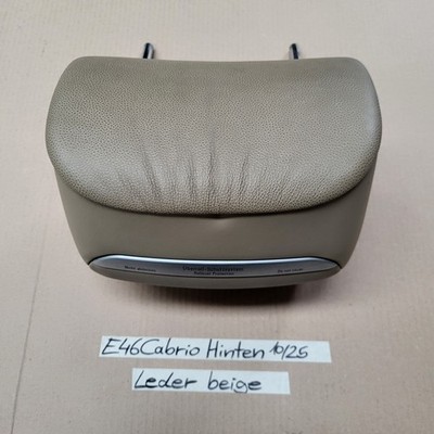 BMW E46 Cabrio Kopfstütze HINTEN Leder Beige Überroll-Schutzsystem