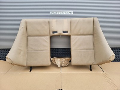BMW E46 Cabrio Rückbank Rücksitz Bank Sitz Lehne HINTEN Leder Beige ABHOLUNG