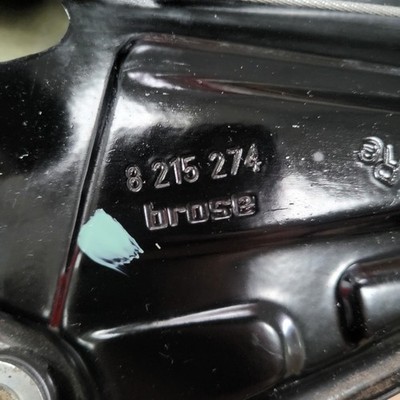 Original BMW E46 Cabrio Fensterheber Mechanismus + Motor + Scheibe Hinten RECHTS