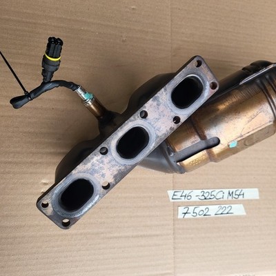 BMW E46 Auspuff Krümmer 7502222 Katalysator 325 i M54 mit 192 PS 7508746 lang 