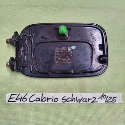 BMW E46 Cabrio Tank Deckel Klappe Schwarz 