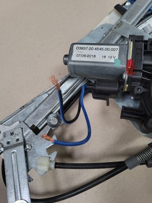 BMW E46 Cabrio Coupe Fensterheber Mechanismus Motor + Gestänge LINKS = Fahrer 