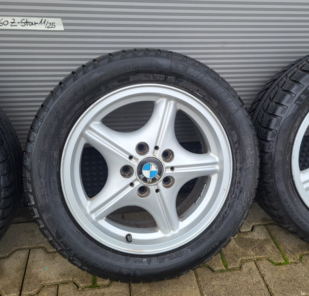 BMW E46 E36 Z3 Alufelgen 1092260 Z-Star 7 J x 16 Zoll 2x Winter Reifen ABHOLUNG 