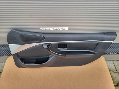 BMW Z3 Roadster Tür Verkleidung Leder Schwarz RECHTS + Griff + Alu Blende