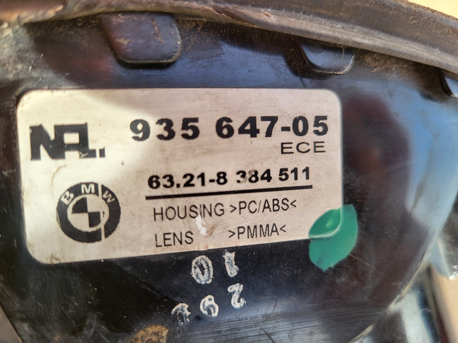 BMW Z3  Roadster Rückleuchte Rücklicht Bremslicht 8384511 LINKS rot weiss