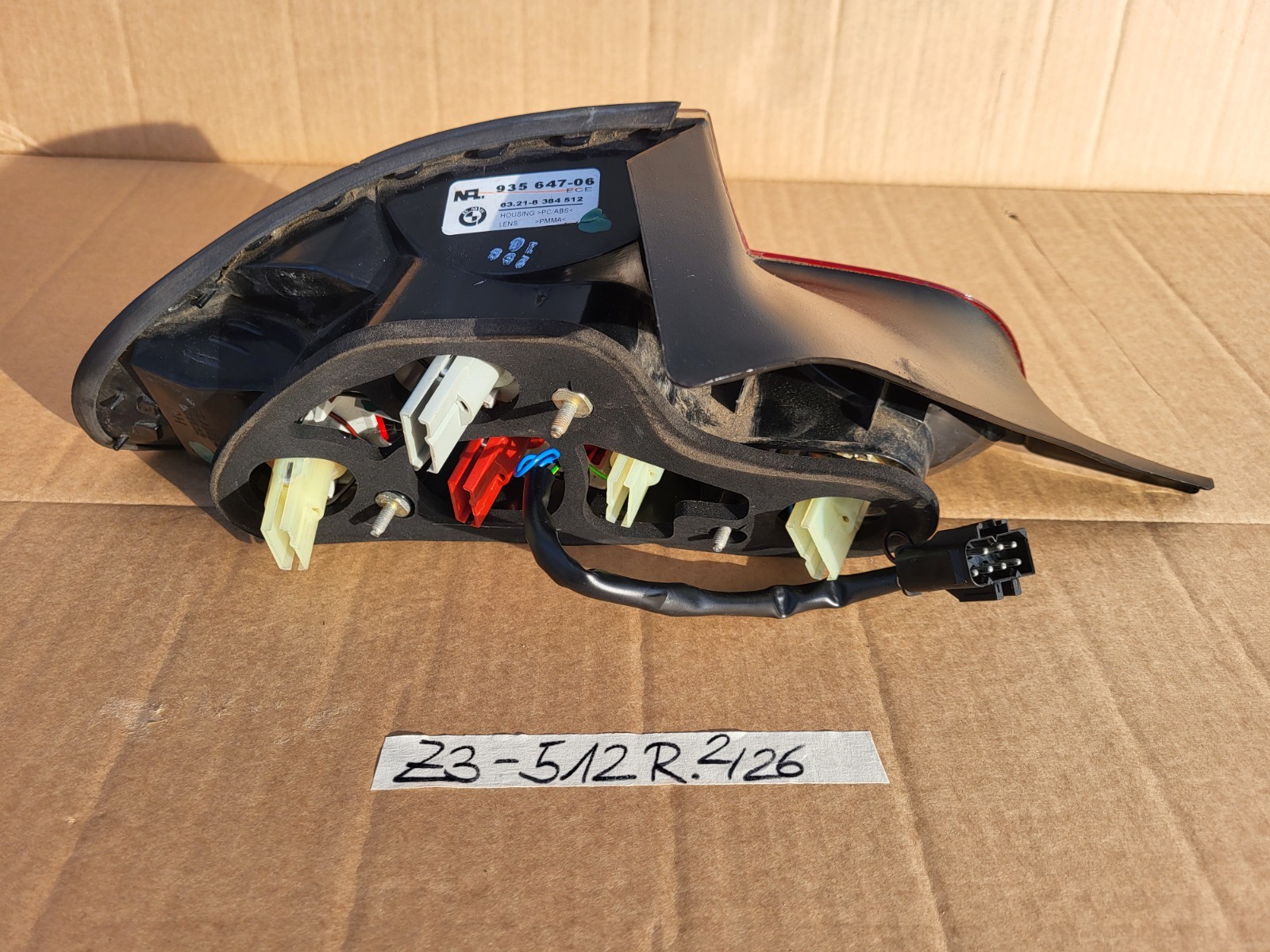 BMW Z3 Roadster Rückleuchte Rücklicht Bremslicht 8384512 RECHTS rot weiss