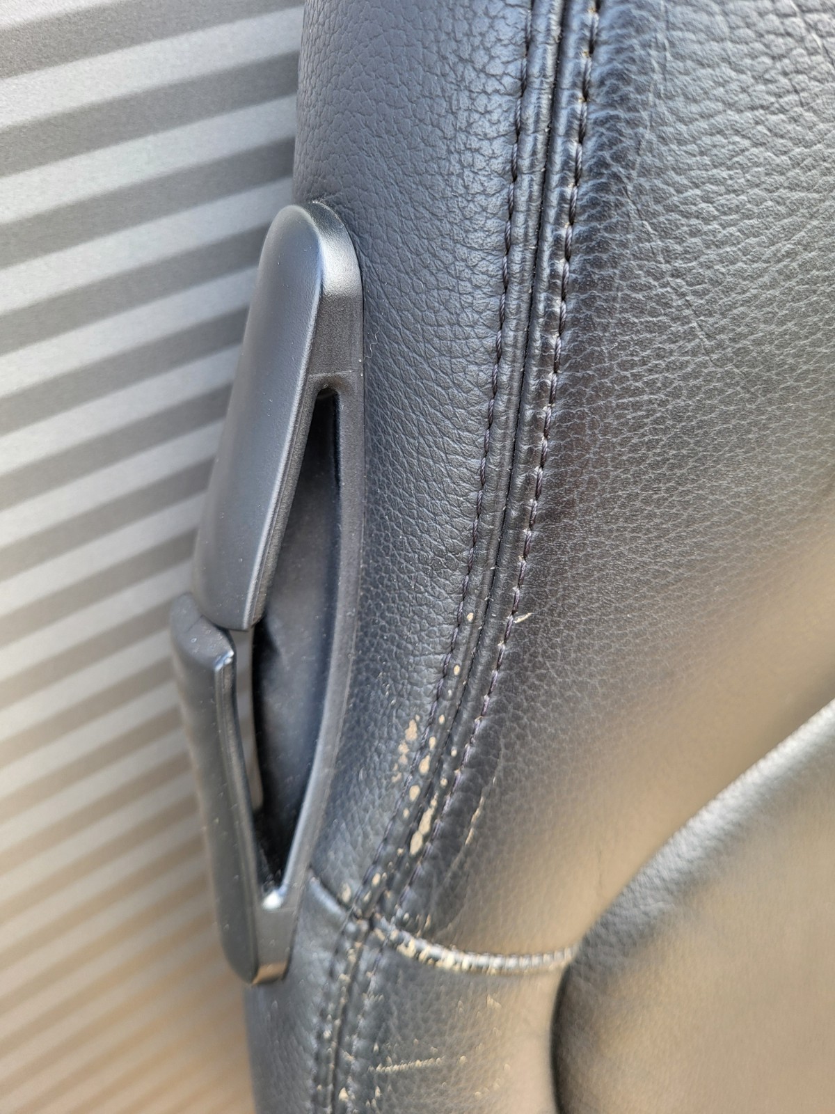 BMW Z3 Roadster Bei Fahrer Sitz Oberteil Lehne Leder Bezug schwarz RECHTS