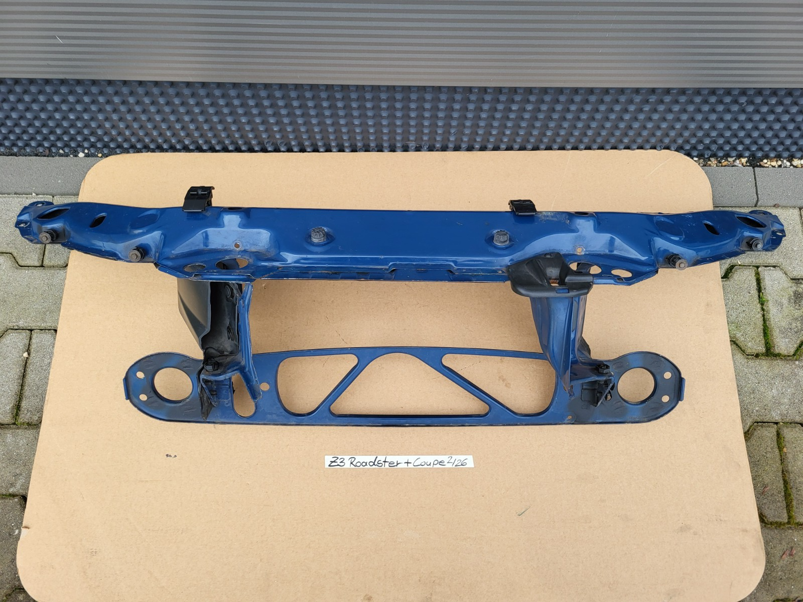 BMW Z3 Roadster + Coupe Schlossträger Frontblech blau  Frontmaske Vorderwand