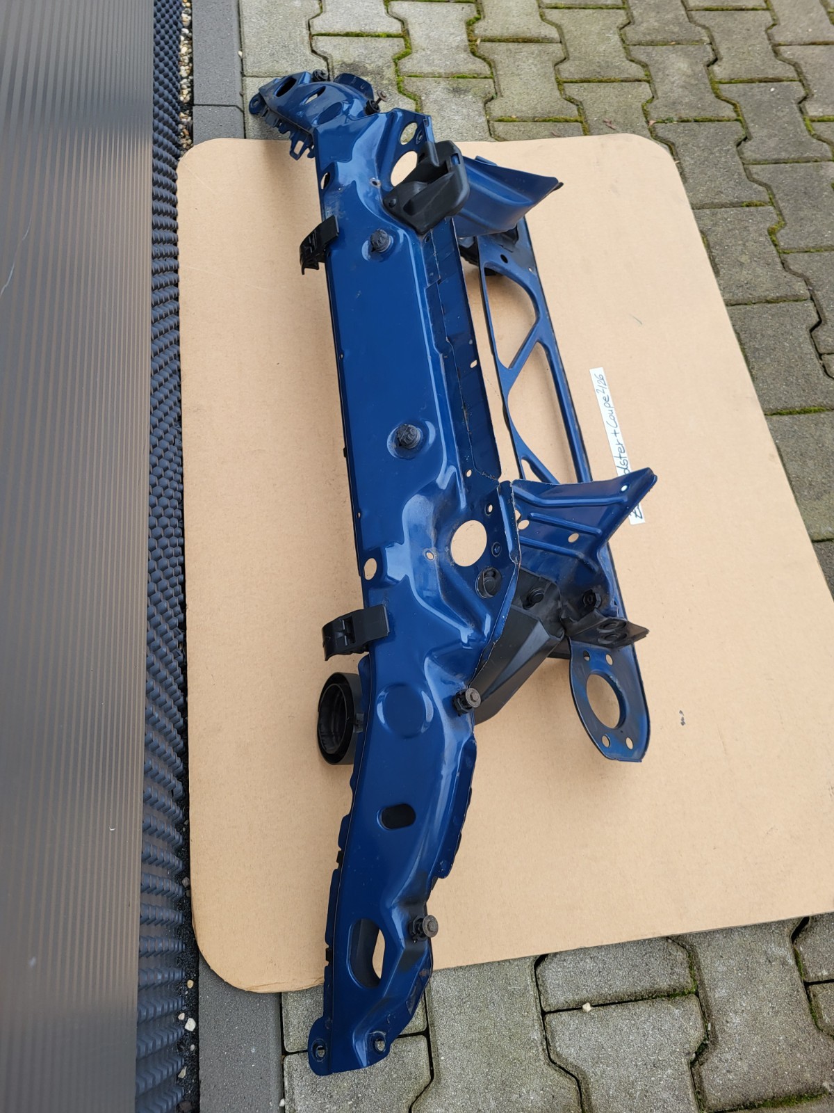 BMW Z3 Roadster + Coupe Schlossträger Frontblech blau  Frontmaske Vorderwand