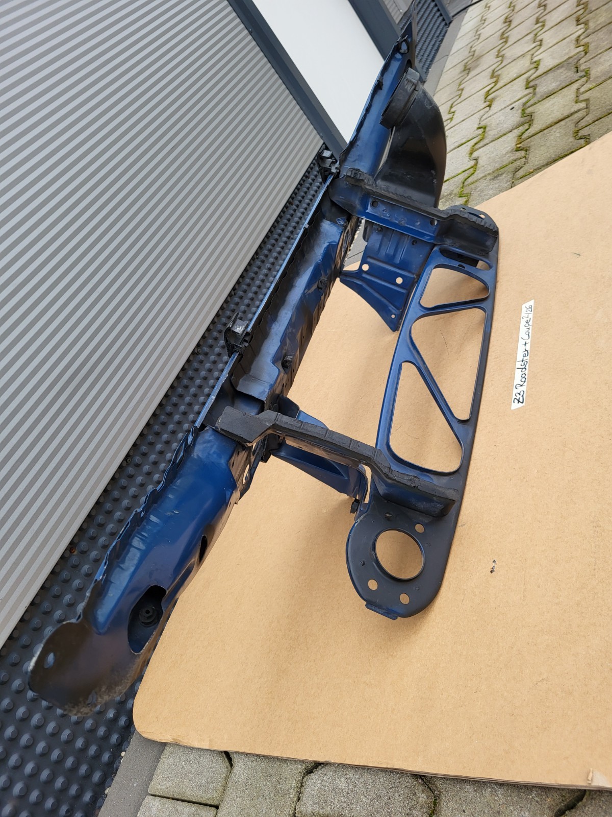 BMW Z3 Roadster + Coupe Schlossträger Frontblech blau  Frontmaske Vorderwand