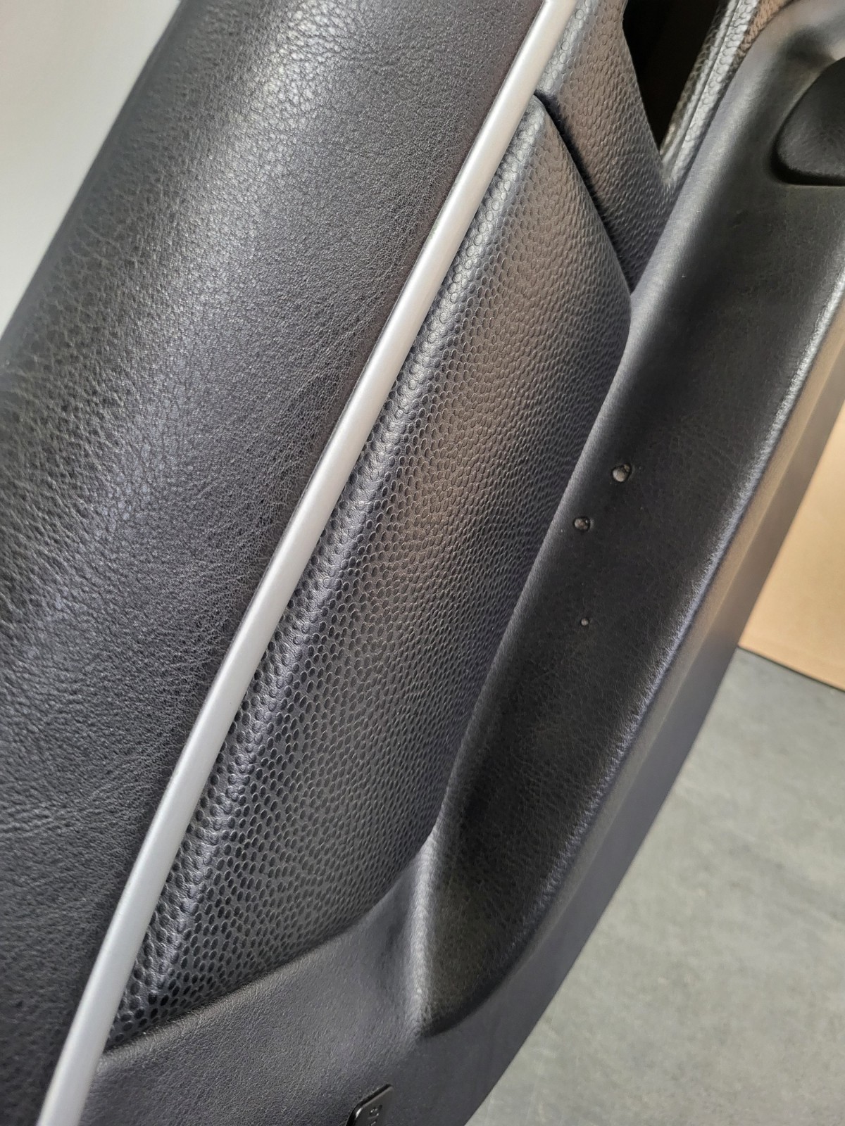 BMW Z3 Tür Verkleidung Leder Schwarz RECHTS LINKS Türgriff  Airbag-Klappe Chrom