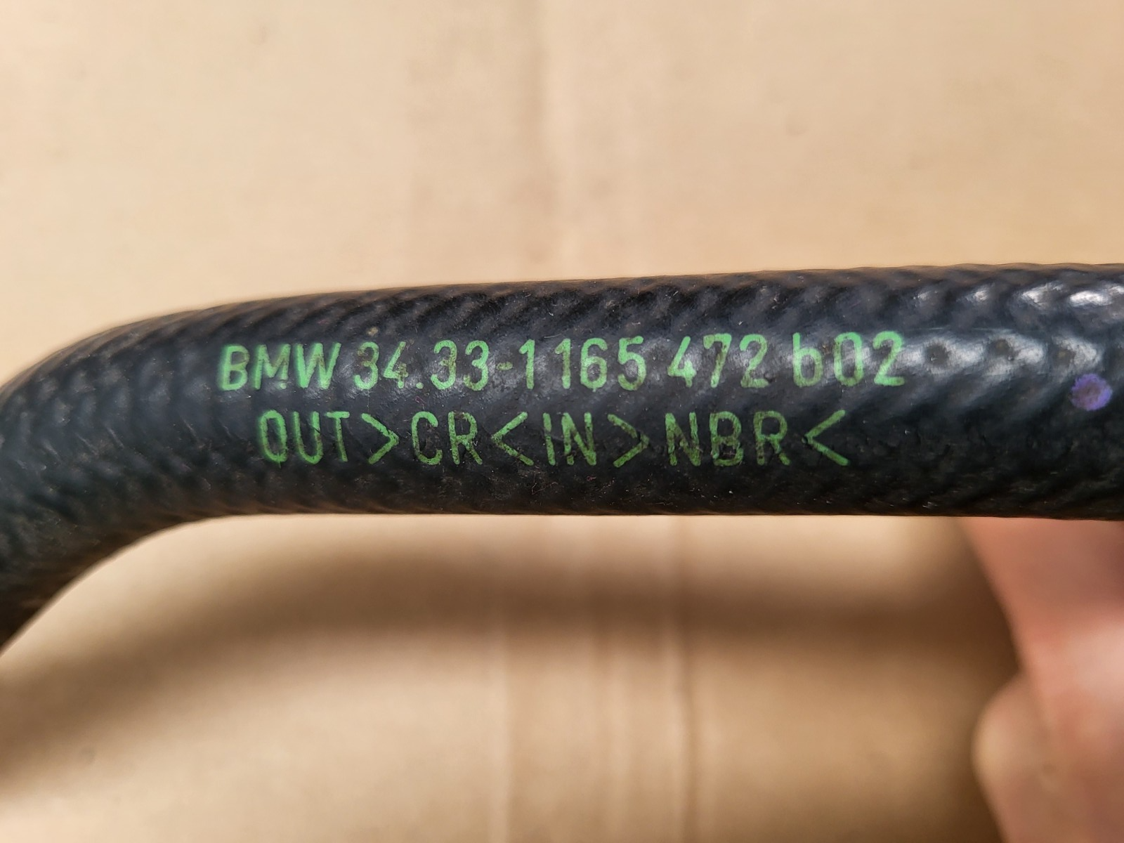 BMW Z3 Schlauch vom Motor zum Bremskraftverstärker 1165472 Schlauchkrümmer