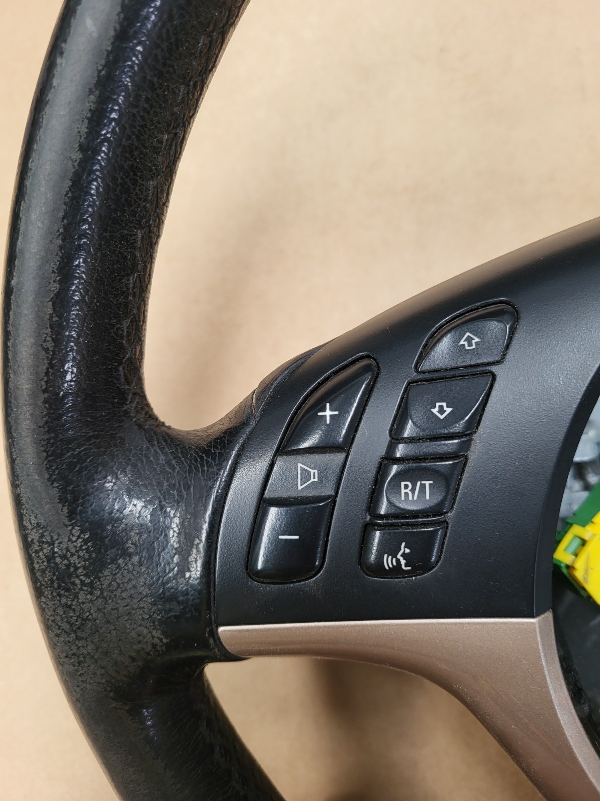 BMW Z3 Facelift E46 E39 MFL Sportlenkrad Leder Lenker Sport Lenkrad gold 6753527