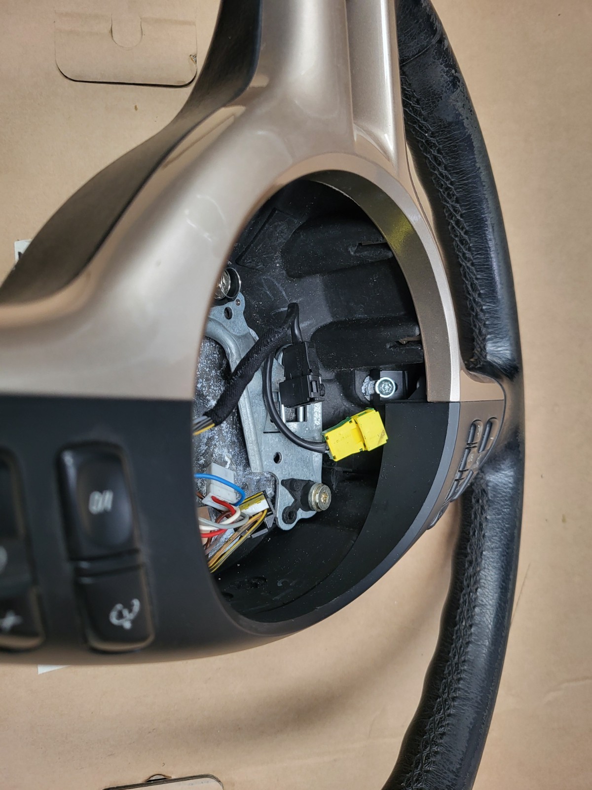 BMW Z3 Facelift E46 E39 MFL Sportlenkrad Leder Lenker Sport Lenkrad gold 6753527