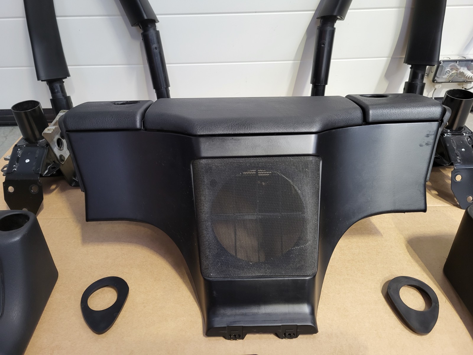 BMW Z3 Roadster Subwoofer Staufach Box Deckel Überrollbügel Set ABHOLUNG