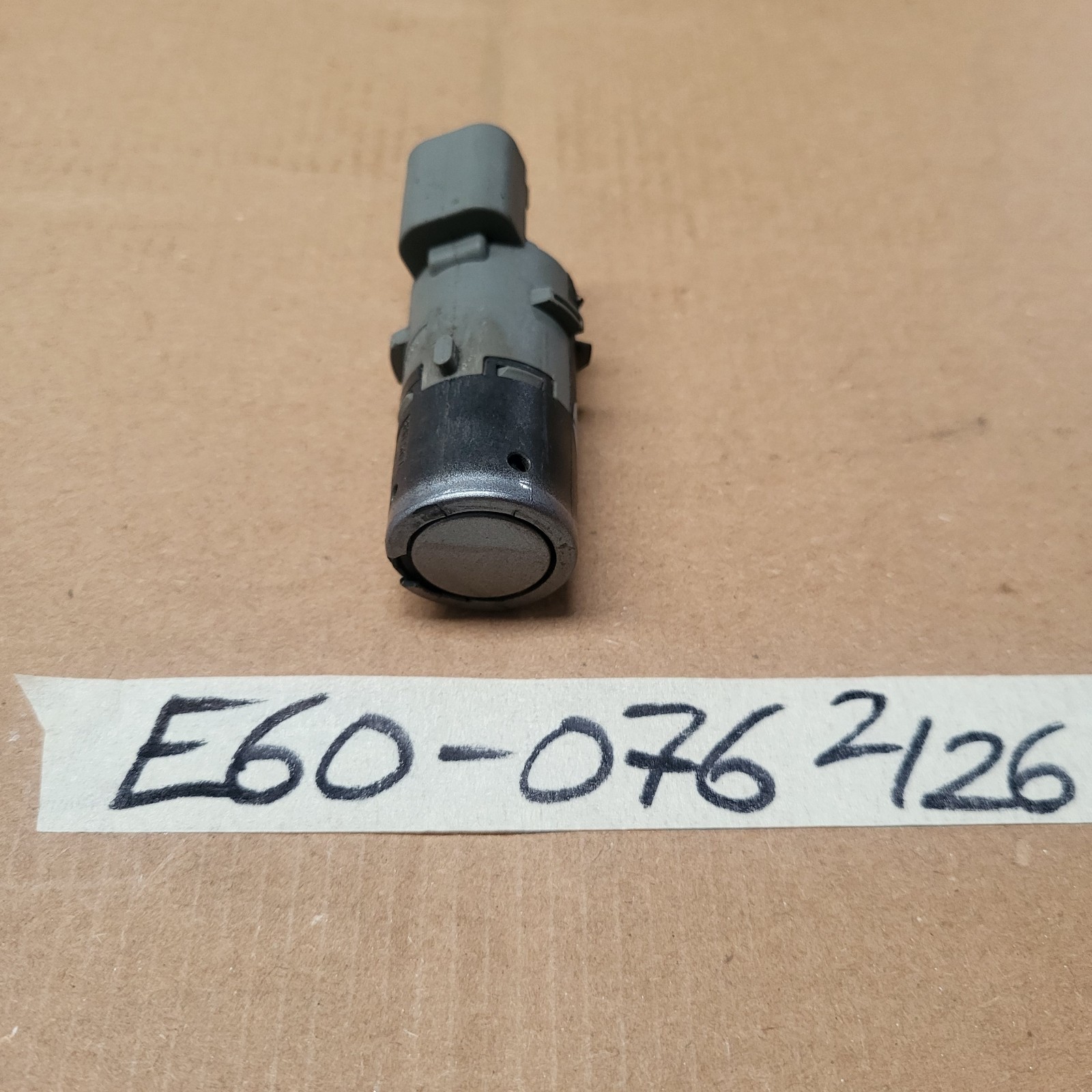 BMW E60 E61 PDC Rückfahr Sensor 6938742 Ultraschallwandler silber grau metallic 