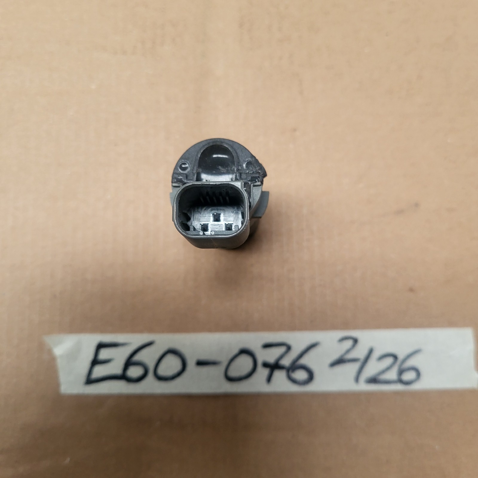 BMW E60 E61 PDC Rückfahr Sensor 6938742 Ultraschallwandler silber grau metallic 
