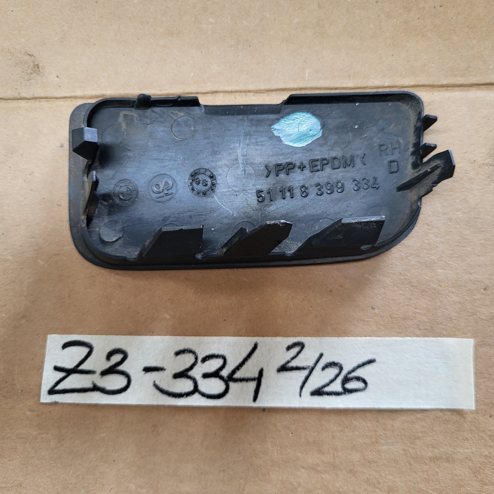 BMW Z3 Roadster Klappe Blende Stoßstange Nebel Scheinwerfer Verkleidung  8399334