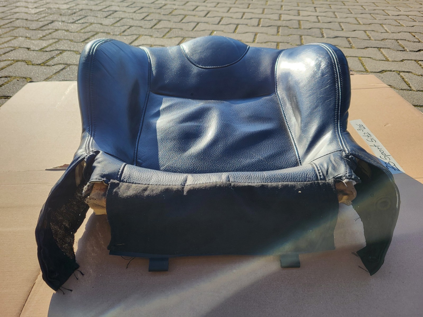 BMW Z3 Roadster Fahrer Sport Sitz Unterteil Leder Oregon Dot schwarz Sitzheizung