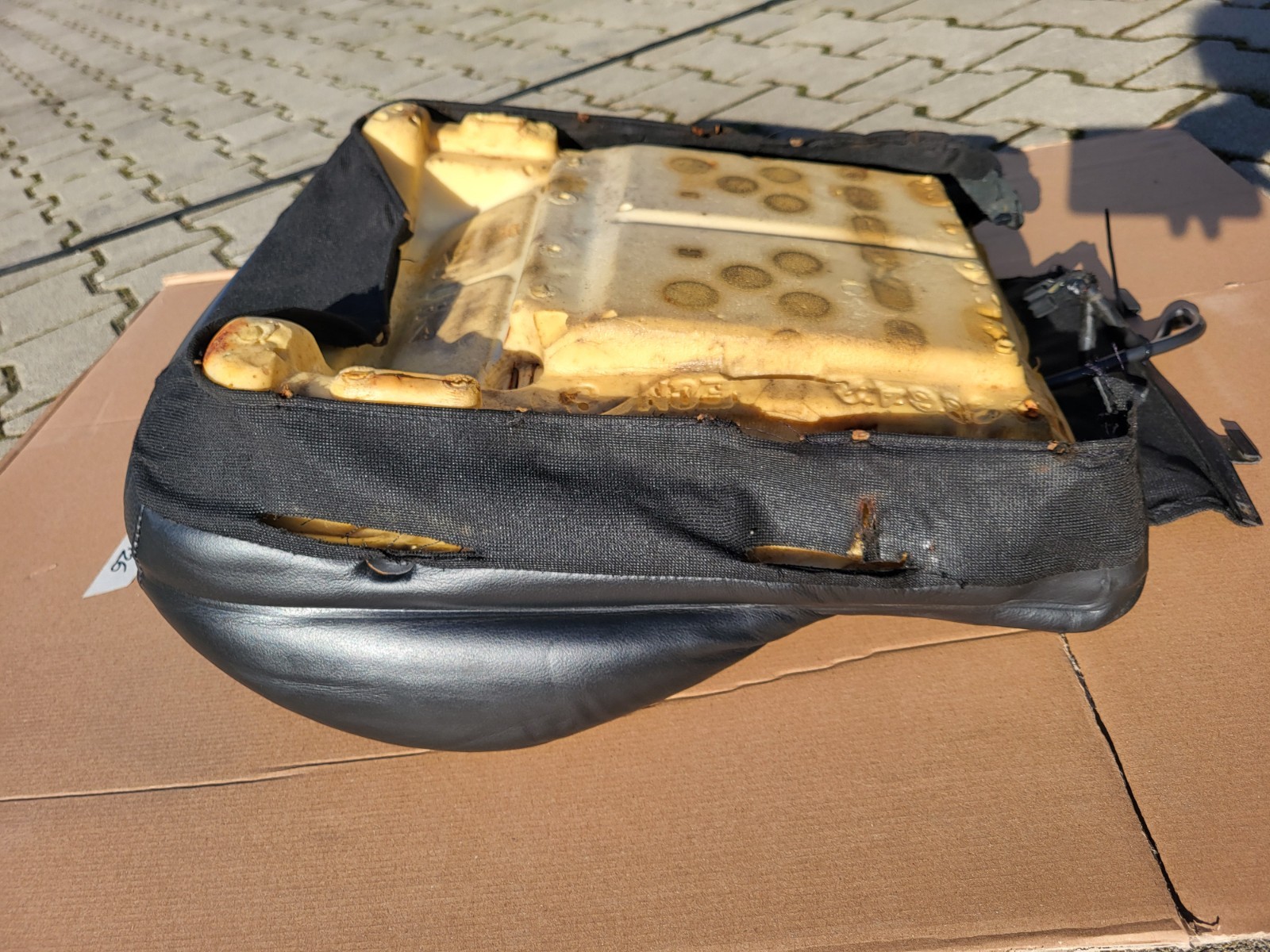 BMW Z3 Roadster Fahrer Sport Sitz Unterteil Leder Oregon Dot schwarz Sitzheizung