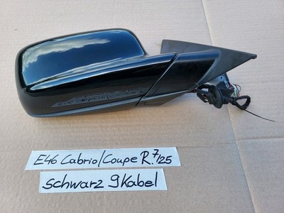 BMW E46 Cabrio Coupe Außen Spiegel RECHTS schwarz Memory Funktion anklappbar