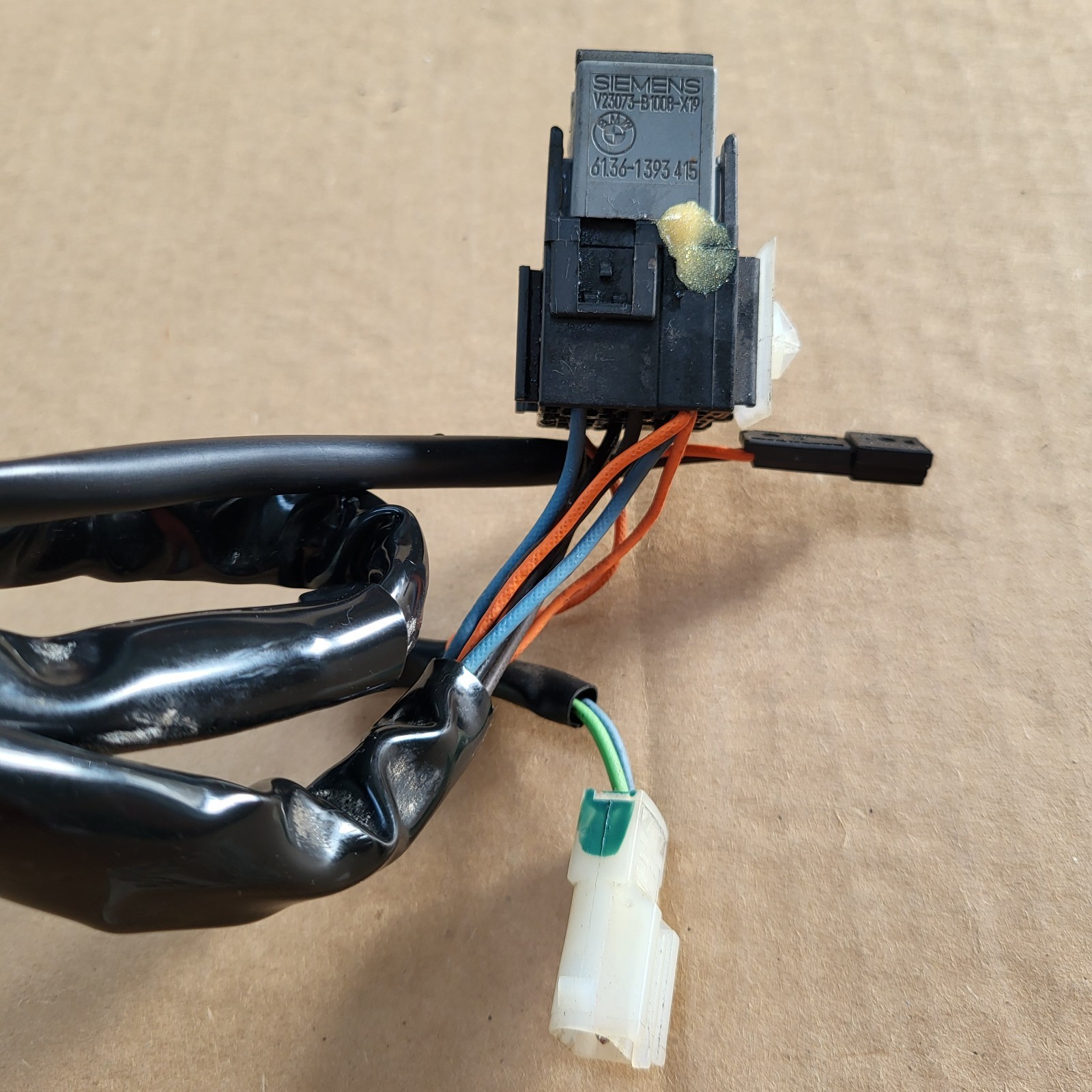 BMW Z3 Beifahrer Sport Sitz Schalter Kabel Stecker Höhen Verstellung 8410676