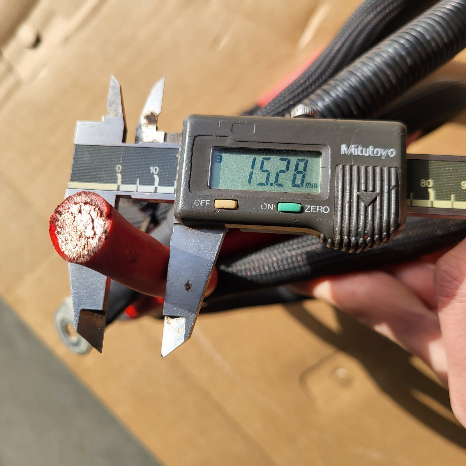 Kupfer Kabel  Batterie Plus Kabel  8385990 Sprengkapsel 3600 mm