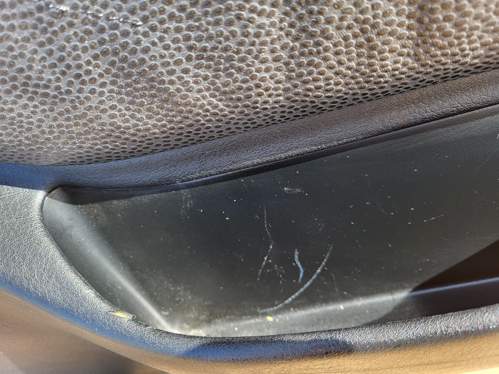 BMW Z3 Roadster Tür Verkleidung Leder Dot Schwarz + Griff LINKS Airbag-Klappe