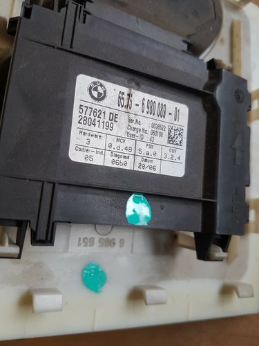 BMW E91 Leselampe Mitte 6980089 Dach Himmel 6965651 Innenleuchte 6962057