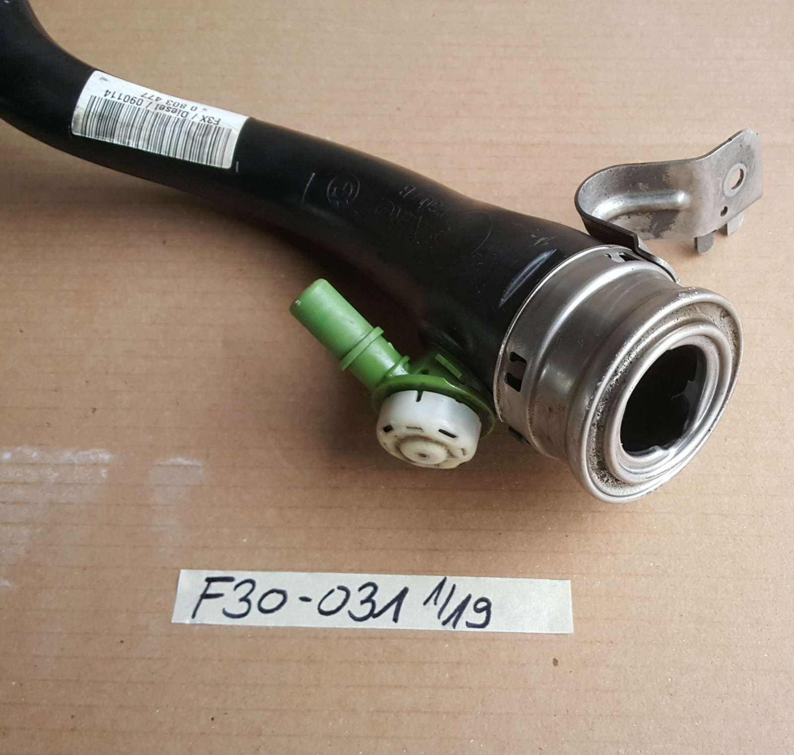 BMW F30 F31 Tank Leitung Einfüllrohr Kunststoff Tankstutzen 7244031  N47 Motor