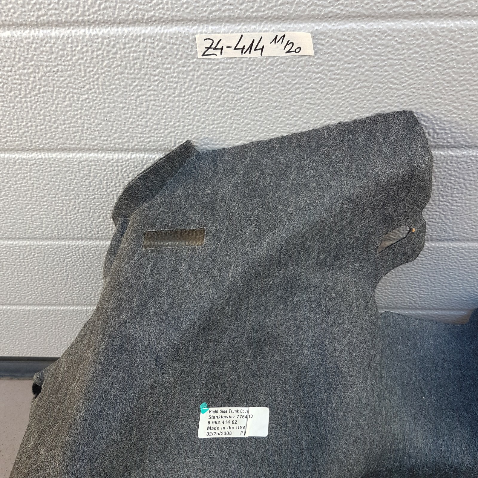 BMW Z4 E85 Kofferraum Teppich Gepäckraum Verkleidung HINTEN RECHTS 6962414