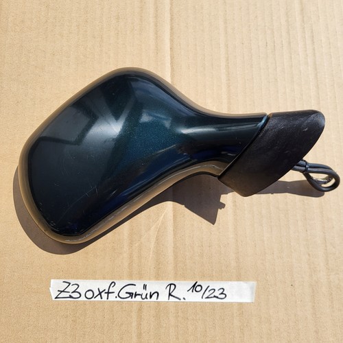 BMW Z3 Roadster + Coupe Seiten Außen Spiegel + Glas + Motor RECHTS Oxford Grün 