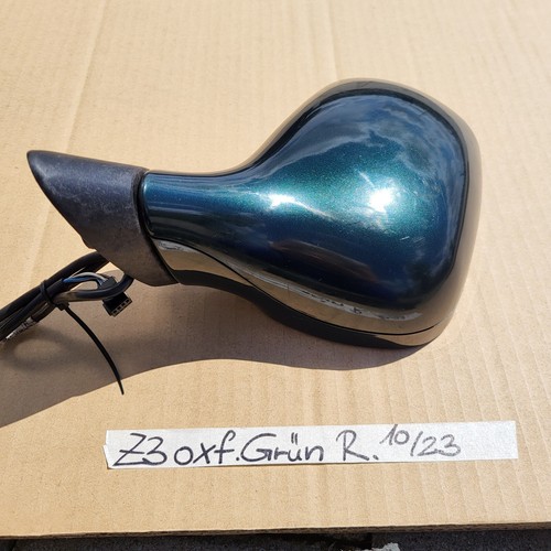 BMW Z3 Roadster + Coupe Seiten Außen Spiegel + Glas + Motor RECHTS Oxford Grün 