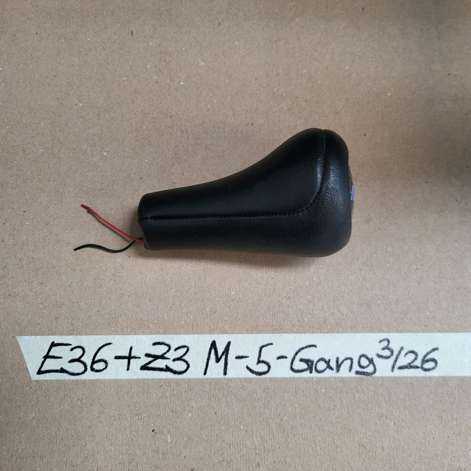 BMW E36 Z3 M3 Schaltknauf 5 Gang Sport Schaltung Gangwahl Schalter Leder