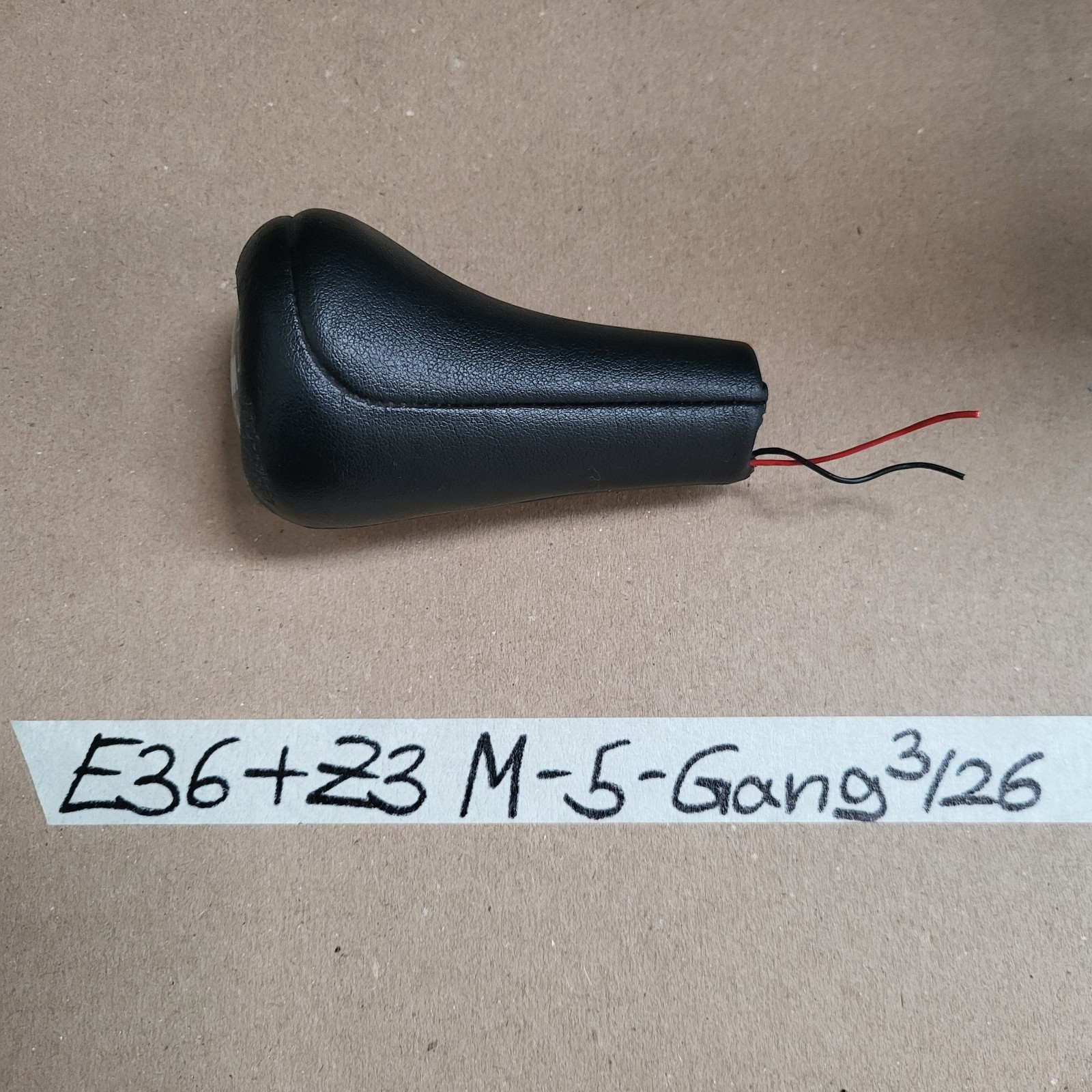 BMW E36 Z3 M3 Schaltknauf 5 Gang Sport Schaltung Gangwahl Schalter Leder