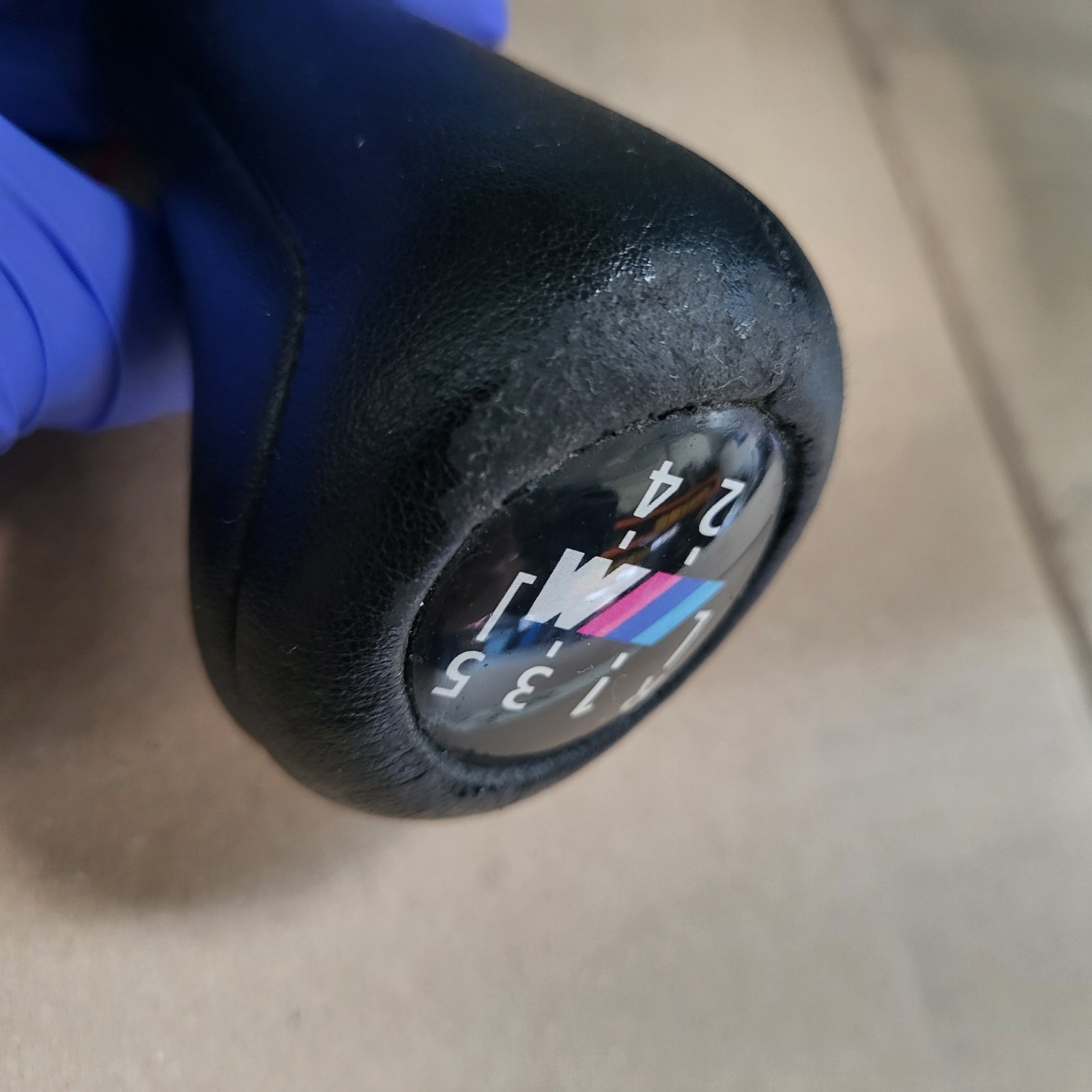 BMW E36 Z3 M3 Schaltknauf 5 Gang Sport Schaltung Gangwahl Schalter Leder